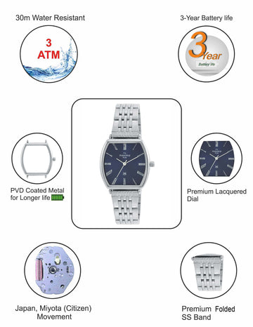 Maxima ATTIVO Women Blue Dial Analogue Watch - 62702CMLI